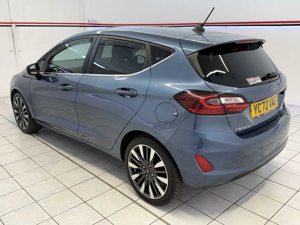 Ford Fiesta 1.0T Ecoboost Mhev Titanium X Hatchback YC72XWG Blue #4