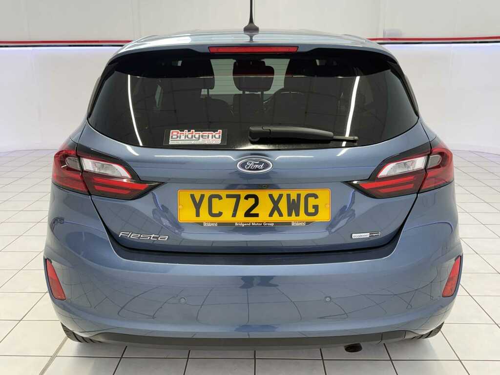 Ford Fiesta 1.0T Ecoboost Mhev Titanium X Hatchback YC72XWG Blue #6
