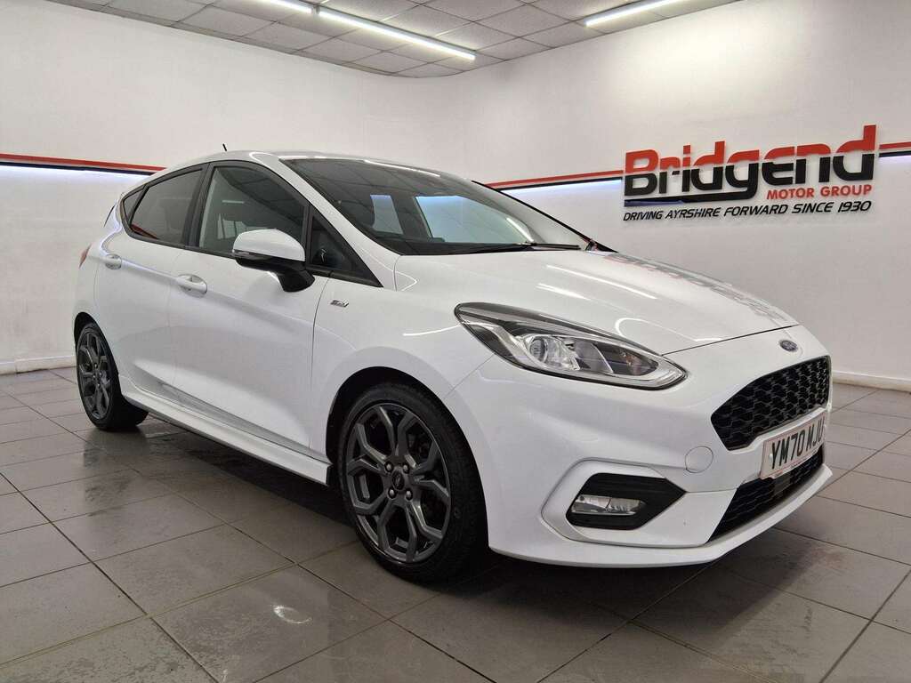 Ford Fiesta 1.0T Ecoboost Mhev St-line Edition Hatchback YM70MJU White #2
