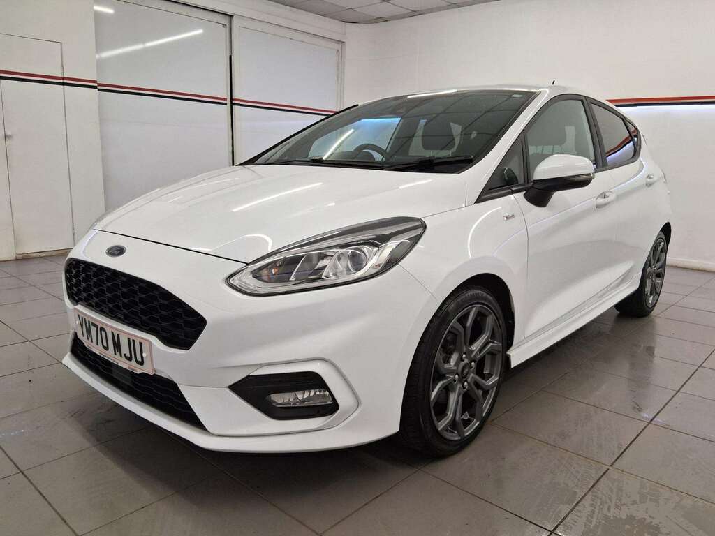 Ford Fiesta 1.0T Ecoboost Mhev St-line Edition Hatchback YM70MJU White #3
