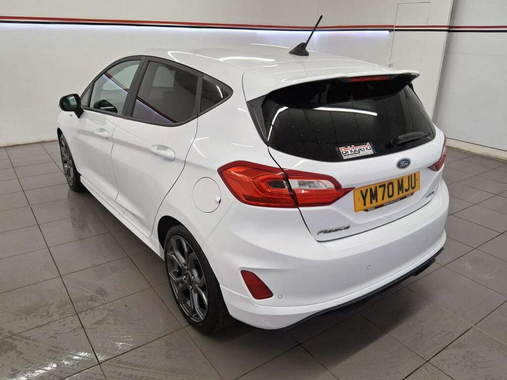 Ford Fiesta 1.0T Ecoboost Mhev St-line Edition Hatchback YM70MJU White #4