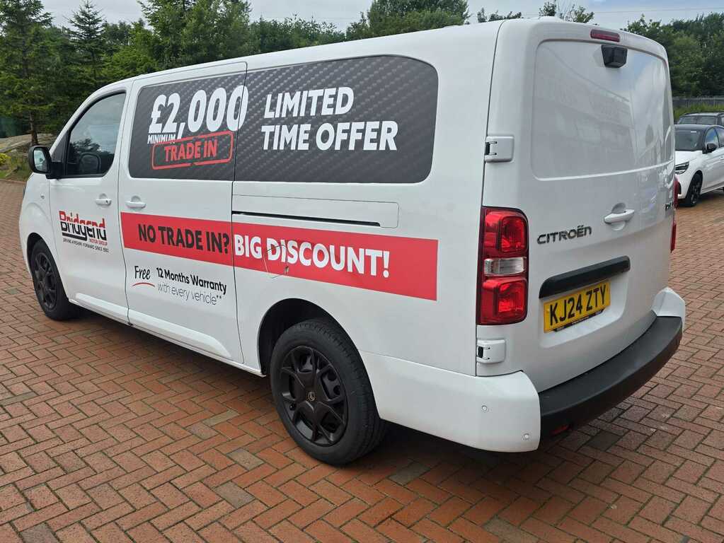 Citroen Dispatch 1.5 Bluehdi Driver XL Panel Van 6Dr KJ24ZTY White #4