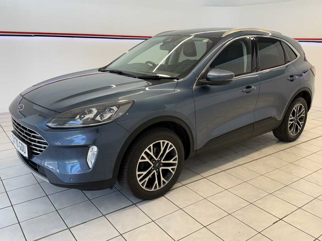 Ford Kuga 2.0 Ecoblue Titanium Suv Awd CK70GDU Blue #3