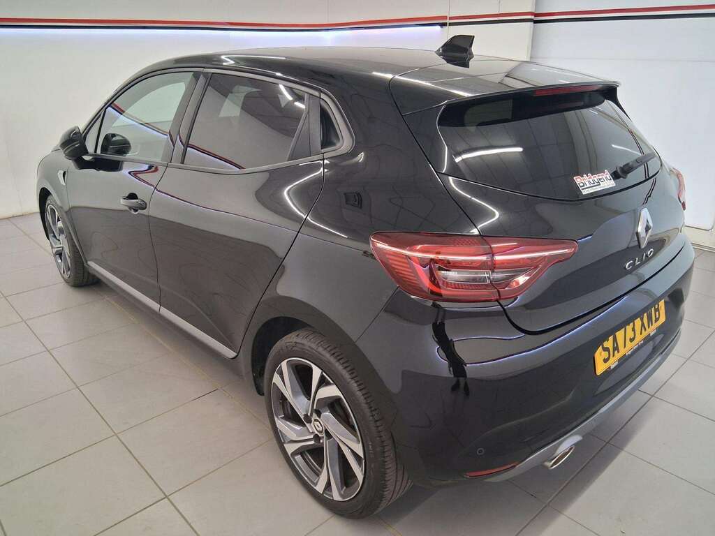 Renault Clio 1.0 Tce Rs Line Hatchback SA73XWB Black #4