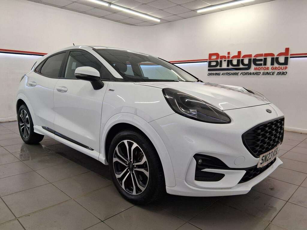 Ford Puma 1.0T Ecoboost Mhev St-line Suv SN23KSL White #2