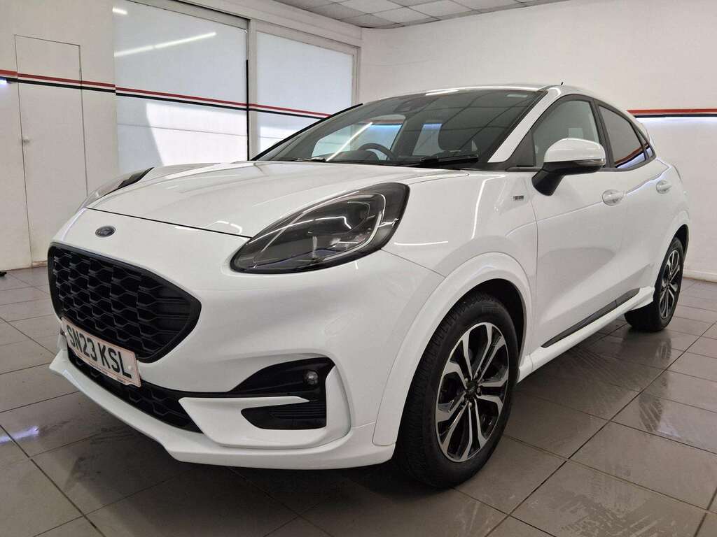 Ford Puma 1.0T Ecoboost Mhev St-line Suv SN23KSL White #3
