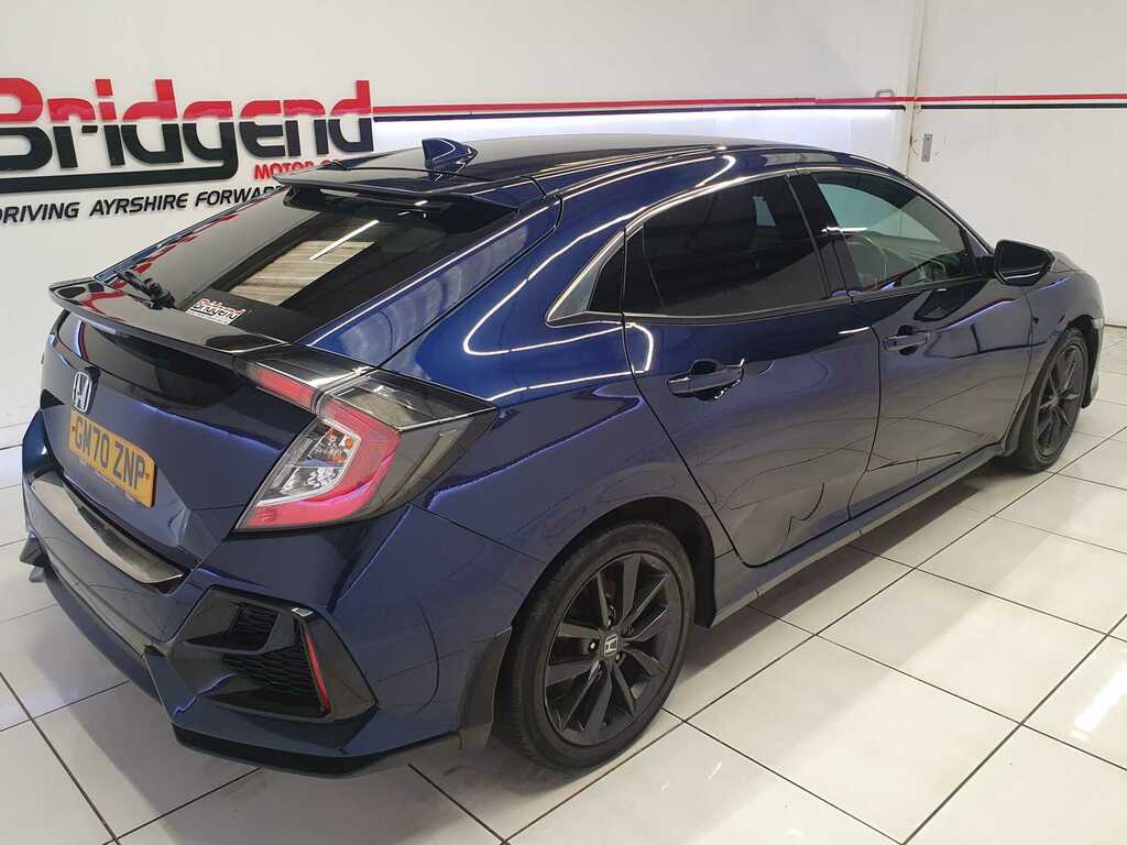 Honda Civic 1.0 Vtec Turbo Sr Hatchback GM70ZNP Blue #6