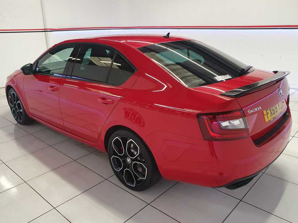 Skoda Octavia 2.0 Tsi Vrs Challenge Hatchback FX69YJD Red #4