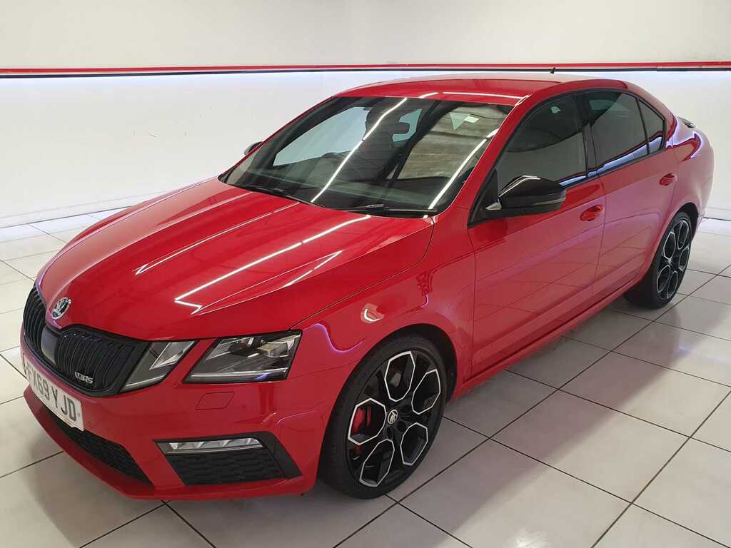 Skoda Octavia 2.0 Tsi Vrs Challenge Hatchback FX69YJD Red #3