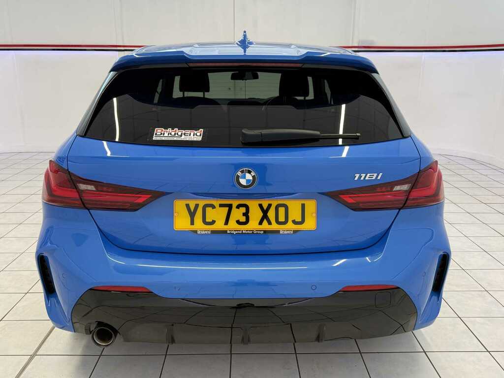 BMW 1 Series 1.5 118I M Sport Lcp Hatchback YC73XOJ Blue #6