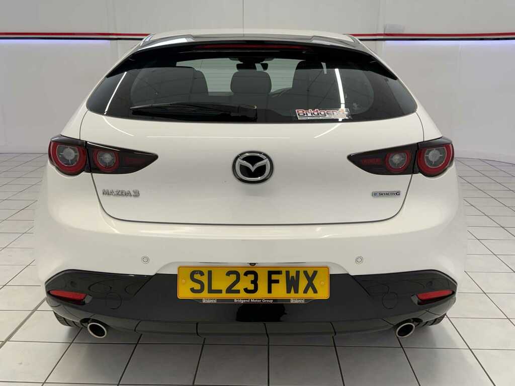 Mazda 3 2.0 E-skyactiv-g Mhev Se-l Lux Hatchback SL23FWX White #6