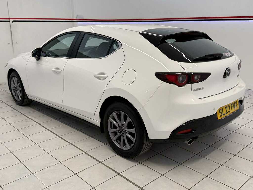 Mazda 3 2.0 E-skyactiv-g Mhev Se-l Lux Hatchback SL23FWX White #4