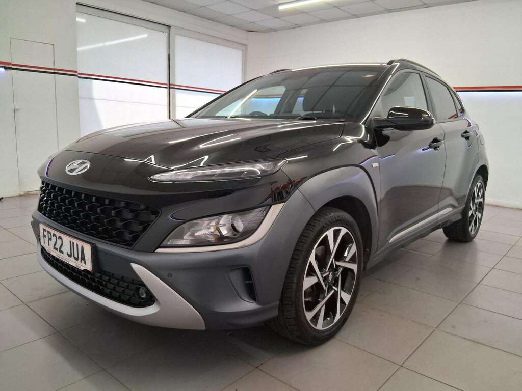 Hyundai Kona 1.0 T-gdi Mhev Premium Suv Black #3