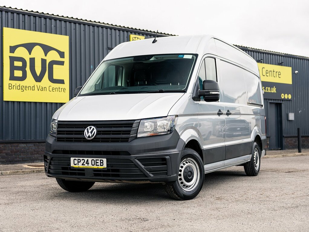 Volkswagen Crafter Cr35 2.0 Tdi 140 Bhp Commerce Mwb High Roof Euro 6 Silver