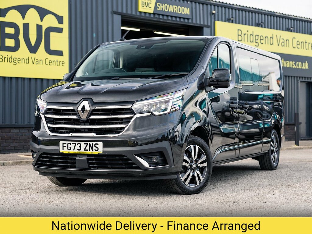 Renault Trafic Ll30 2.0 Dci Blue 170 Bhp Sport Crew Van L2 H1 Eu Black