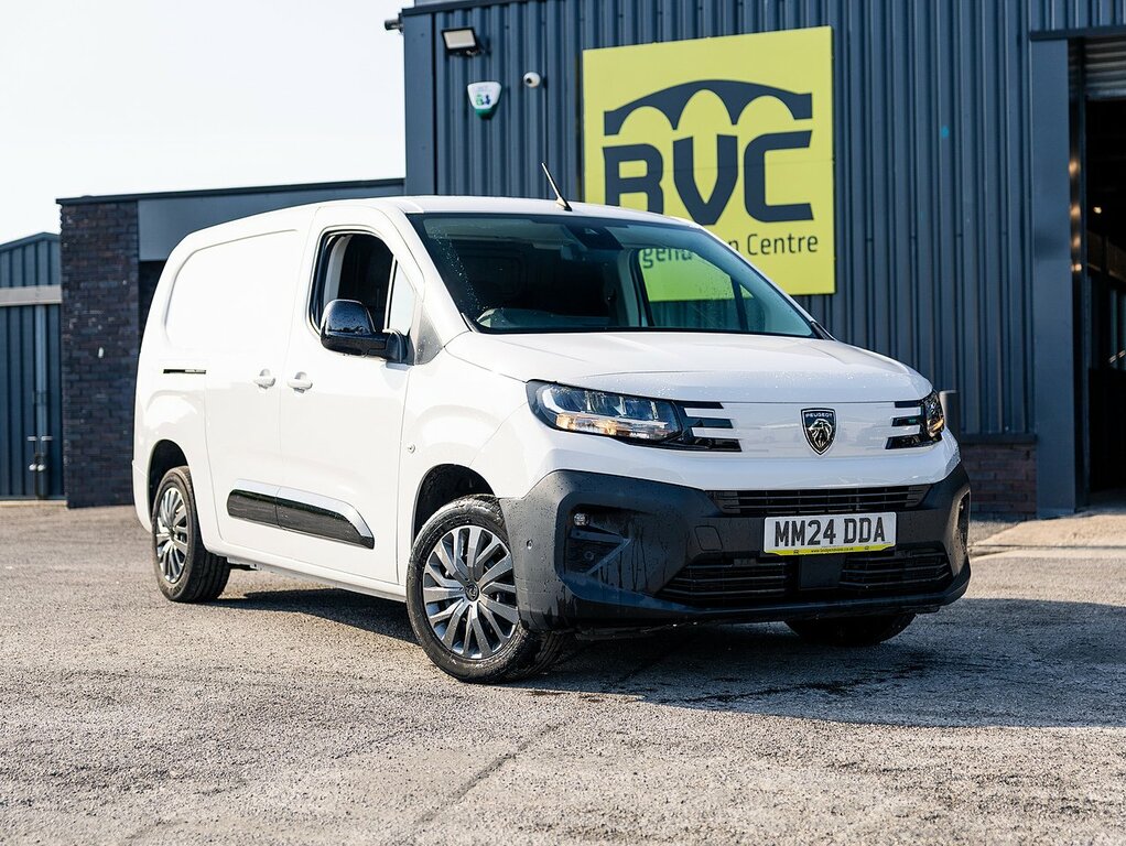 Peugeot Partner 1.5 Bluehdi 100 Bhp Asphalt L2 Long Wheelbase Euro White #5