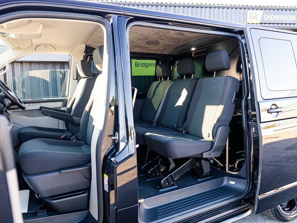 Volkswagen Transporter T6 T32 2.0 Bitdi 204 Bhp Highline 5 Seat Kombi Swb Black #2