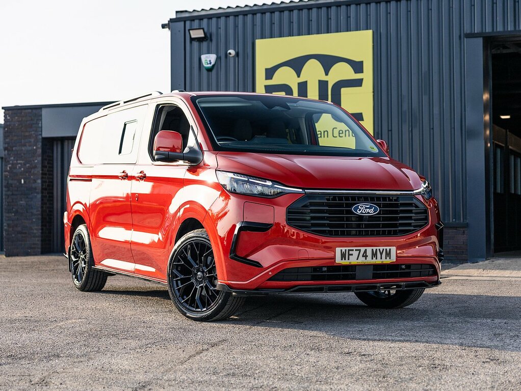 Ford Transit Custom 2.5 Duratec 232 Bhp Phev L1 Swb Limited 6 Seat Dou WF74MYM Red #4