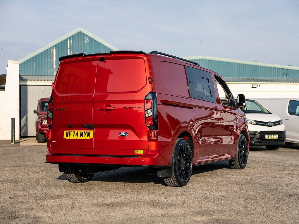 Ford Transit Custom 2.5 Duratec 232 Bhp Phev L1 Swb Limited 6 Seat Dou WF74MYM Red #6
