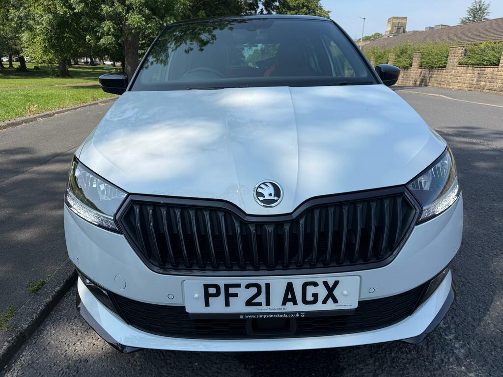 Skoda Fabia Monte Carlo Tsi PF21AGX White #2