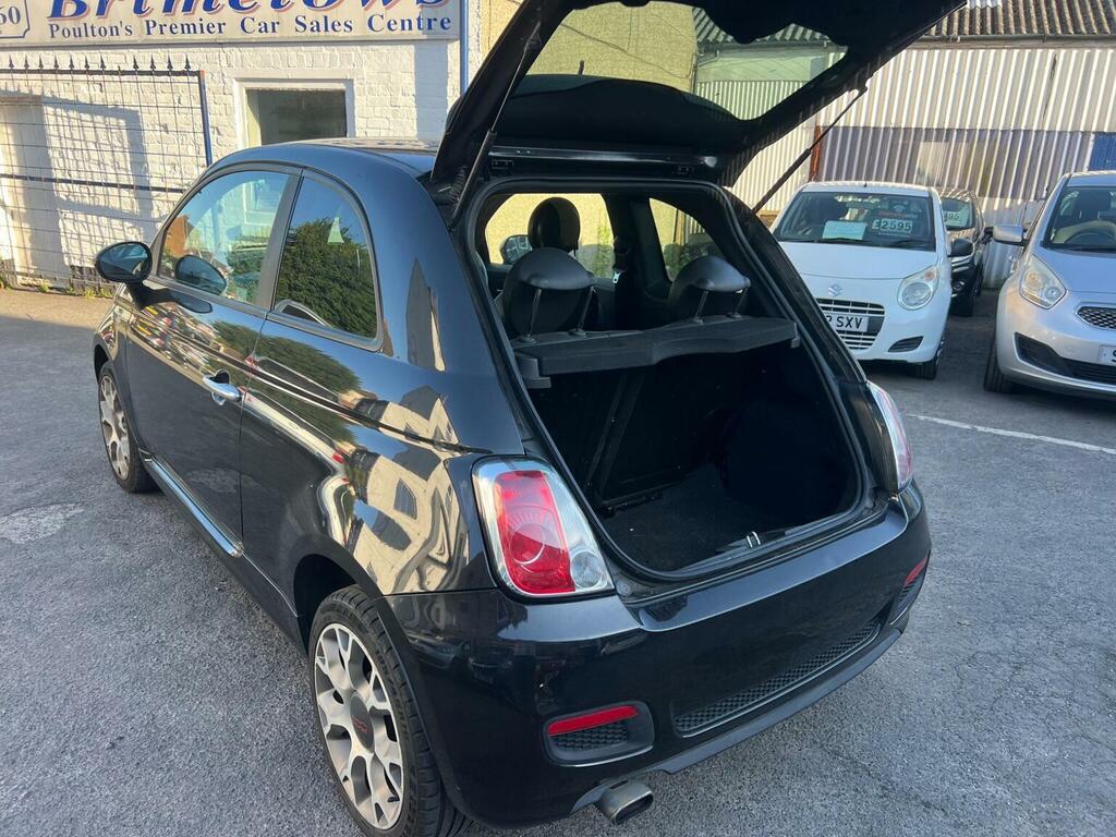 Fiat 500 Hatchback 1.2 S Euro 6 Ss 201464 EO64BFU Black #5
