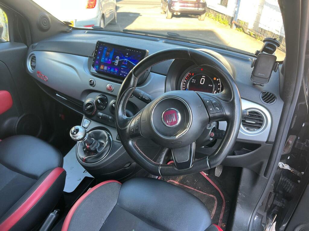 Fiat 500 Hatchback 1.2 S Euro 6 Ss 201464 EO64BFU Black #3