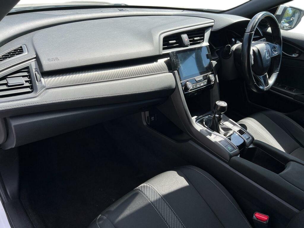 Honda Civic 1.5 Vtec Turbo Gpf Sport Hatchback Manu White #2