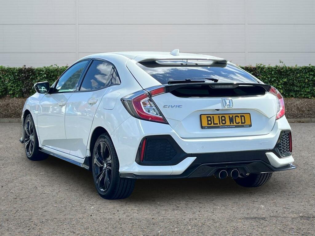 Honda Civic 1.5 Vtec Turbo Gpf Sport Hatchback Manu White #3