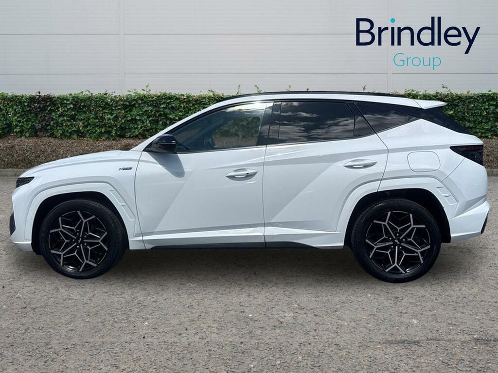 Hyundai Tucson 1.6 H T-gdi N Line S Suv Hybrid Eu BJ22WWV White #5