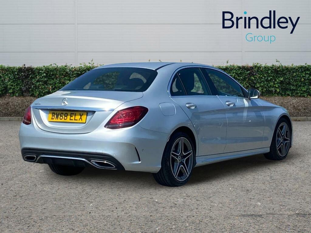 Mercedes-Benz C Class 2.0 C220d Amg Line Saloon G-tronic Eur BW68ELX Silver #4