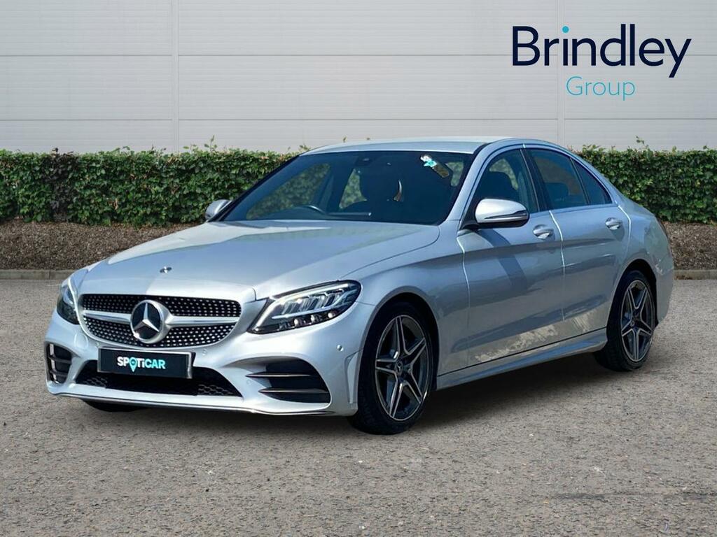 Mercedes-Benz C Class 2.0 C220d Amg Line Saloon G-tronic Eur BW68ELX Silver #2