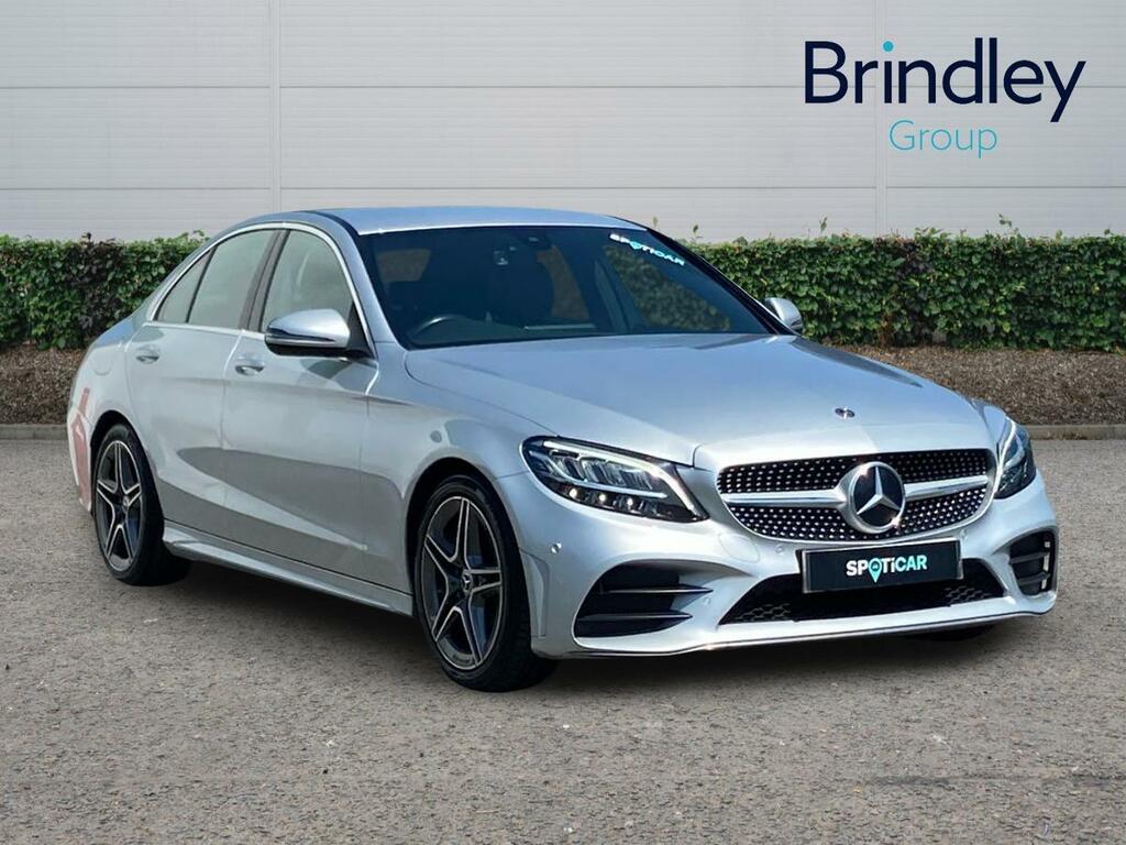 Mercedes-Benz C Class 2.0 C220d Amg Line Saloon G-tronic Eur Silver