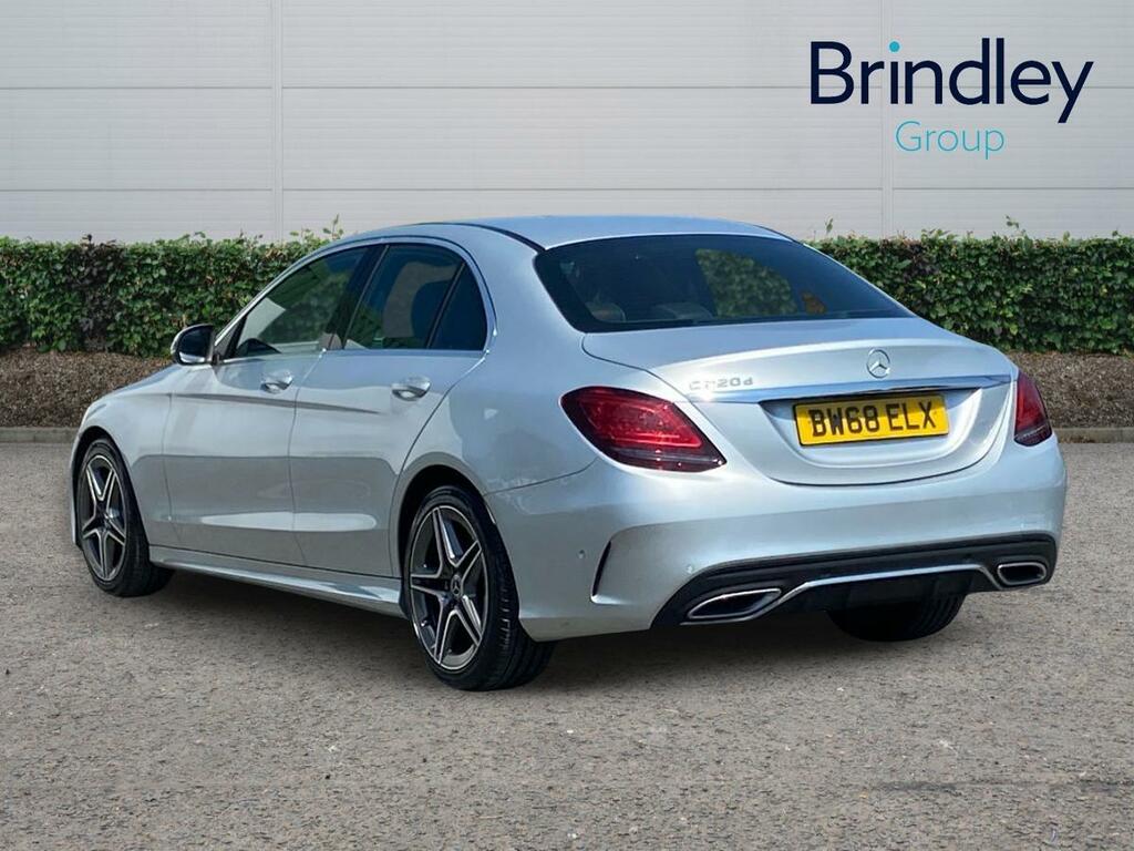 Mercedes-Benz C Class 2.0 C220d Amg Line Saloon G-tronic Eur BW68ELX Silver #3
