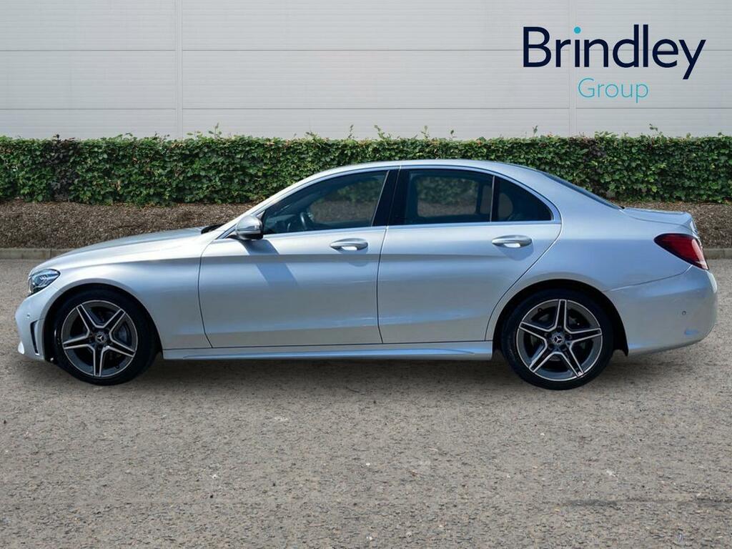 Mercedes-Benz C Class 2.0 C220d Amg Line Saloon G-tronic Eur BW68ELX Silver #5