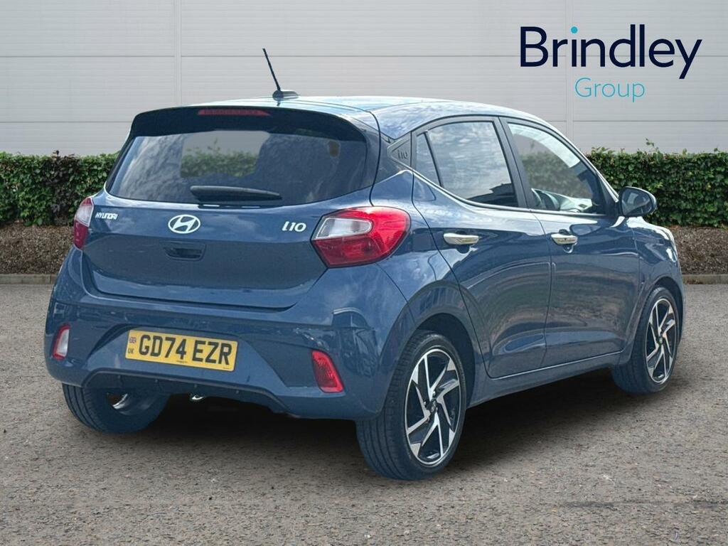 Hyundai I10 1.0 Premium Hatchback Euro 6 Ss Blue #4