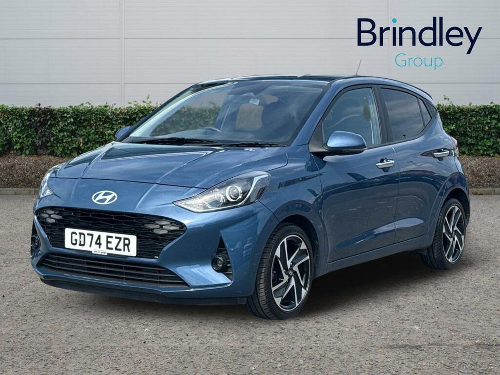 Hyundai I10 1.0 Premium Hatchback Euro 6 Ss Blue #2