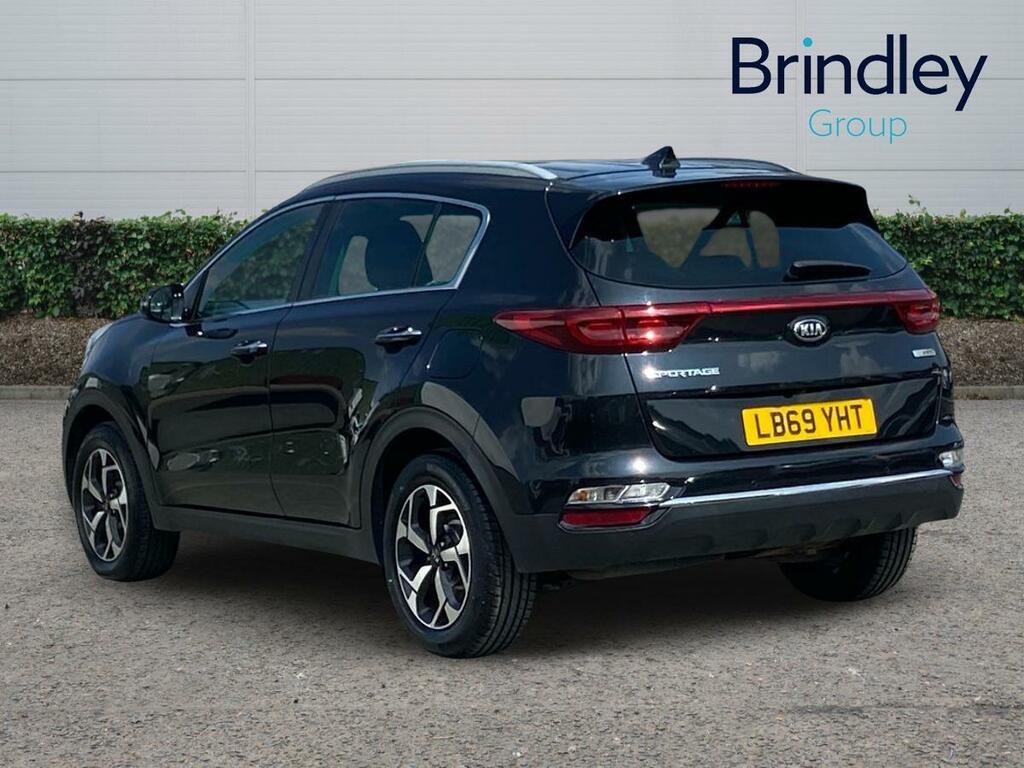 Kia Sportage 1.6 Crdi Ecodynamics 2 Suv Hybrid Manu LB69YHT Black #3