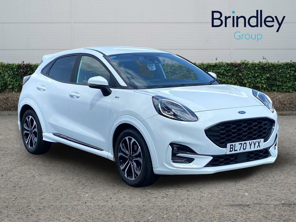 Ford Puma 1.0T Ecoboost Mhev St-line Suv E White