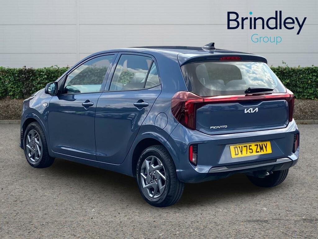 Kia Picanto 1.0 Pure Hatchback Euro 6 Ss DV75ZMY Blue #3