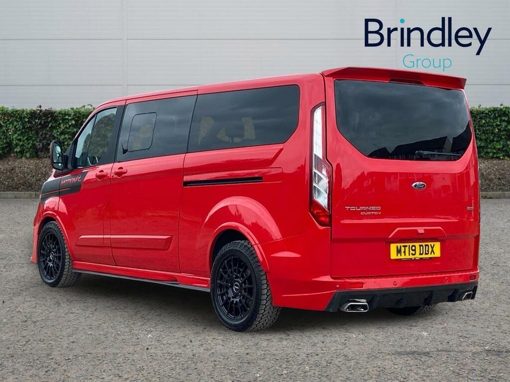 Ford Tourneo Custom 2.0 310 Ecoblue Titanium X Minibus Double Cab Red #4