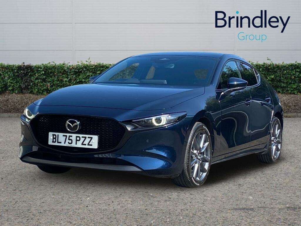 Mazda 3 2.5 E-skyactiv-g Mhev Exclusive-line Hatchback Blue #2