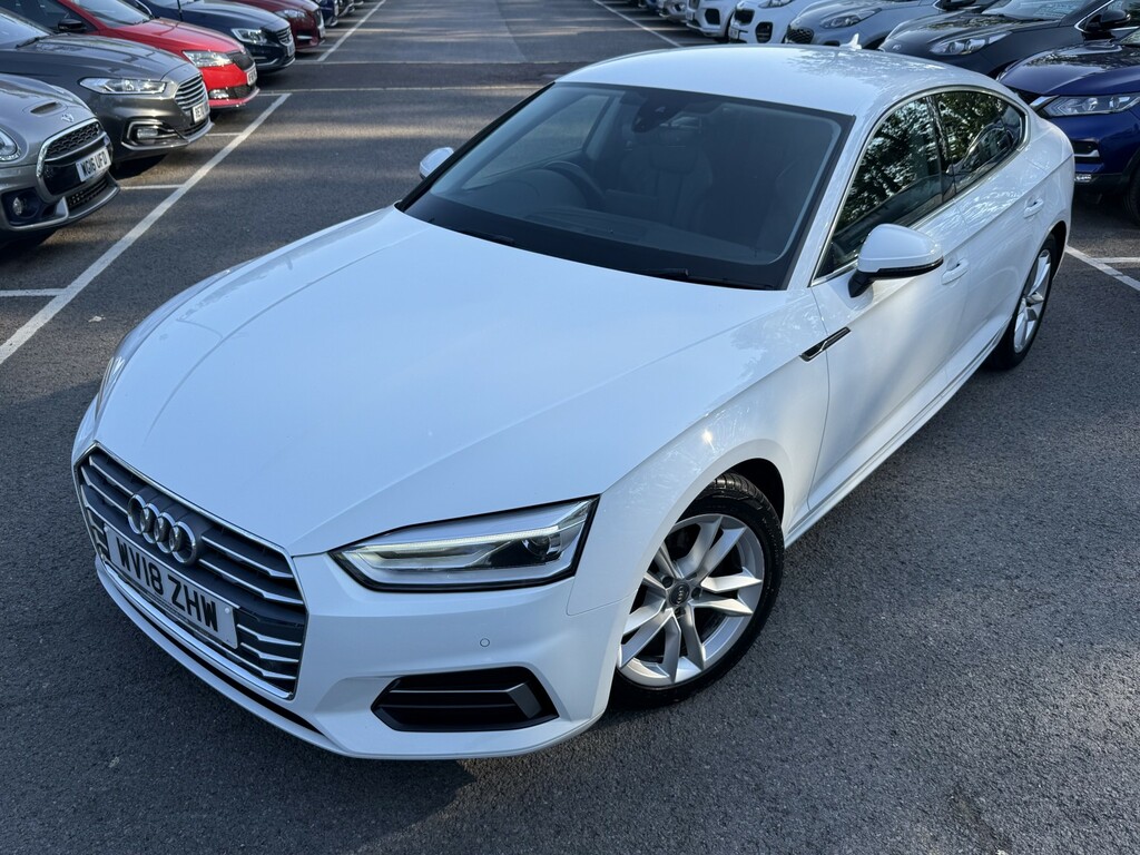 Audi A5 1.4 Tfsi Sport Ulez WV18ZHW White #4