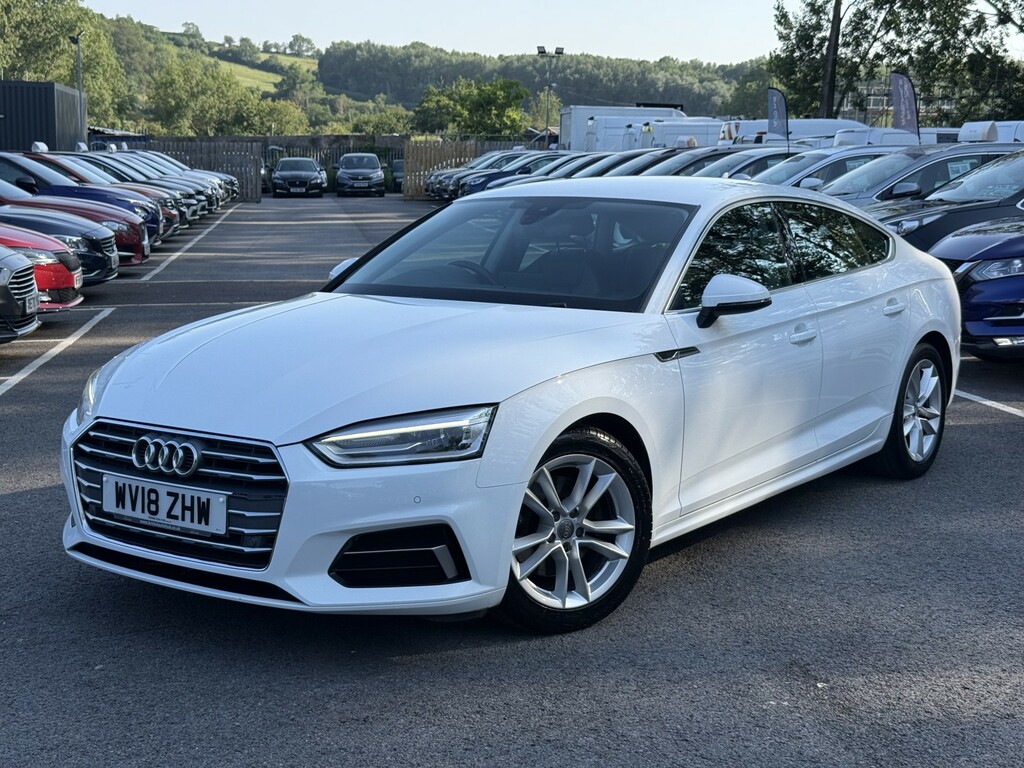 Audi A5 1.4 Tfsi Sport Ulez WV18ZHW White #2