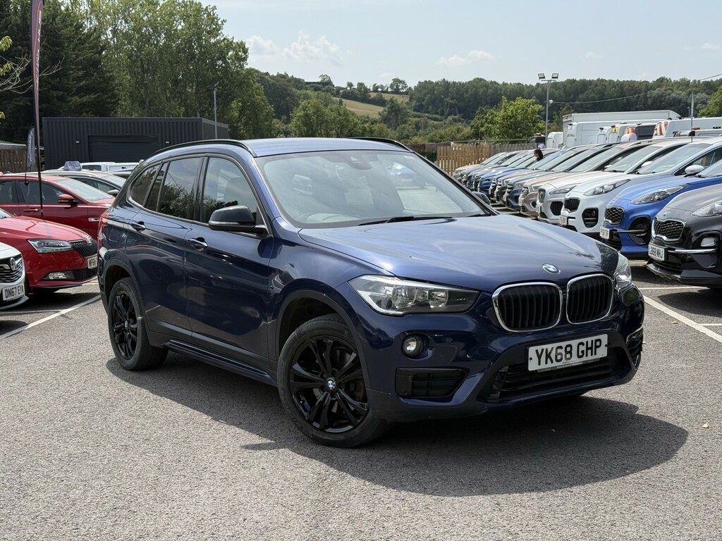 BMW X1 2.0 X1 Xdrive20d Sport Ulez YK68GHP Blue