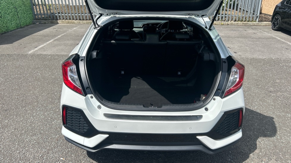Honda Civic Ex White #4