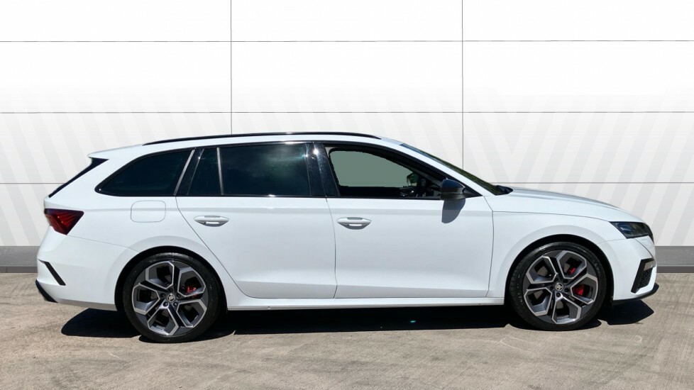 Skoda Octavia Vrs White #5