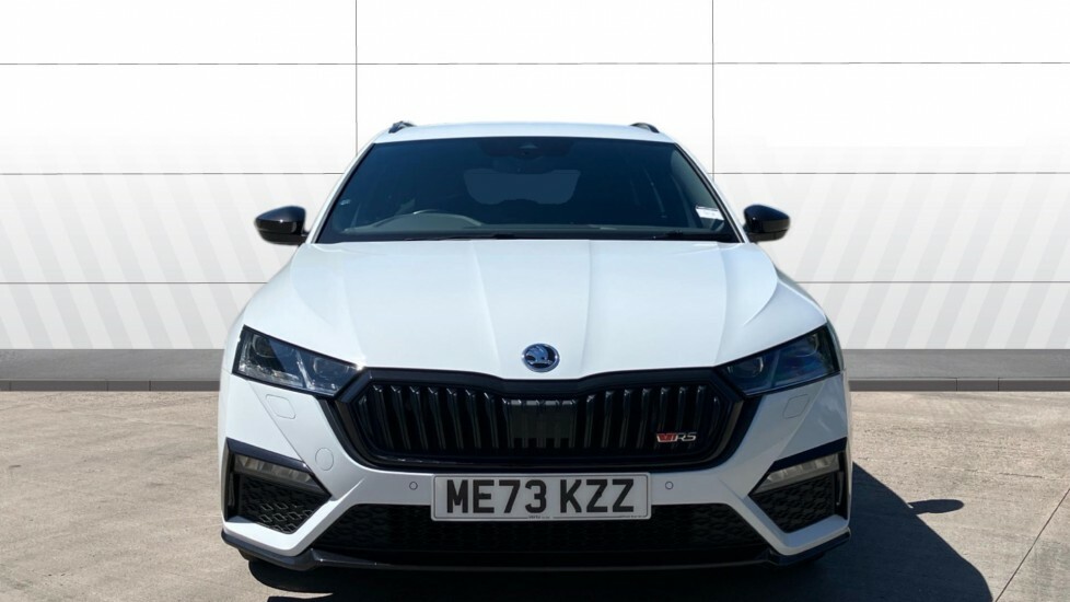 Skoda Octavia Vrs White #3
