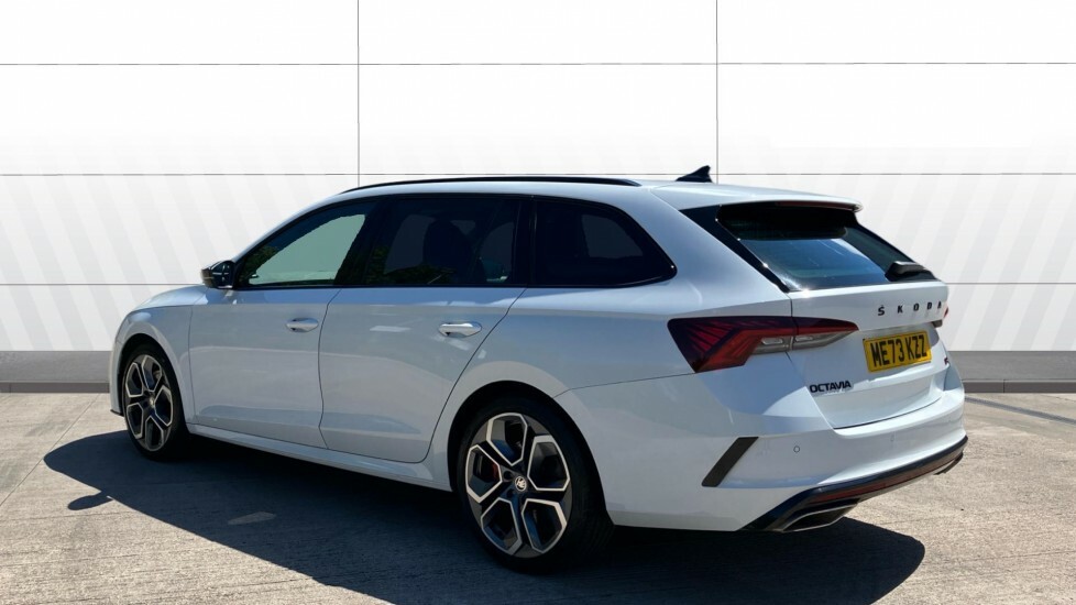 Skoda Octavia Vrs White #2