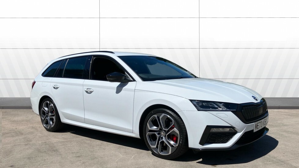 Skoda Octavia Vrs White