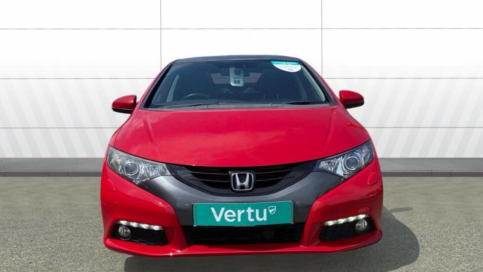Honda Civic Ex Gt Red #3